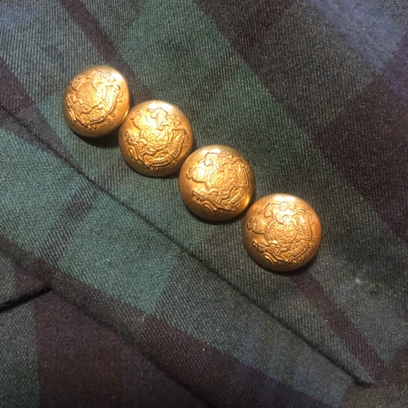 Ralph Lauren Classic Black Watch Tartan Plaid Blazer - Picture 12 of 16